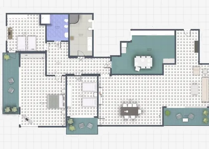 Large Family Appartament With Pool Daire *